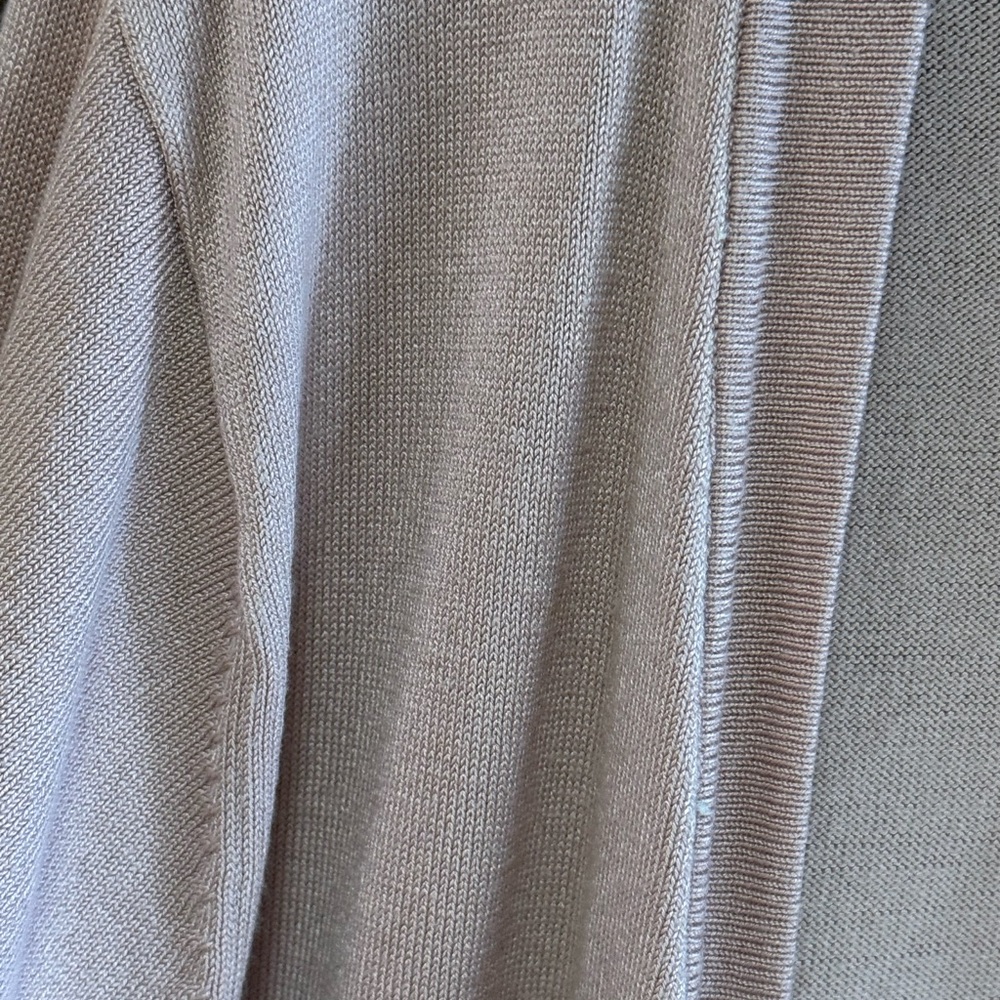 Lety & Me Blush Pink Open Front Cardigan 2X - Picture 4 of 5
